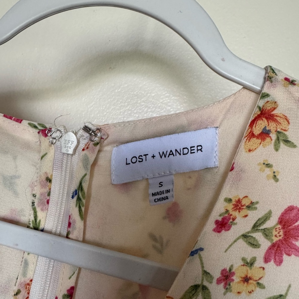 Lost + Wander Floral Long Sleeve Dress - Picture 2 of 3